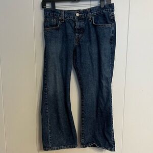 Lucky brand dungarees‎ classic fit crop jeans size 4/27